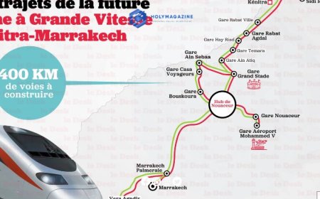Exciting New Details Emerge for Morocco's LGV Kénitra-Marrakech High-Speed Rail Project