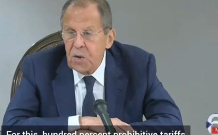 "Sergei Lavrov" Russian Foreign Minister Highlights Global Tensions and China's Technological Ascendancy