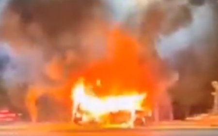 Urgent/ Car explosion in Netanya, north of Tel Aviv in the occupied territories (video)