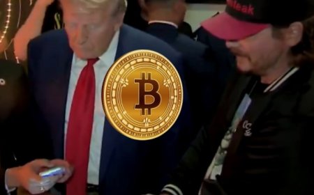 Trump Makes History with Bitcoin Purchase at NYC Bar (video)