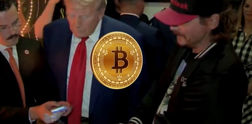 Trump Makes History with Bitcoin Purchase at NYC Bar (video)