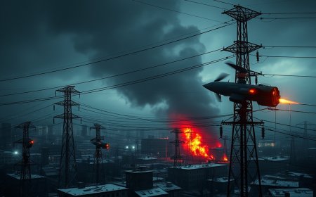 Russia Launches Devastating Drone and Missile Attack on Ukraine's Energy Grid