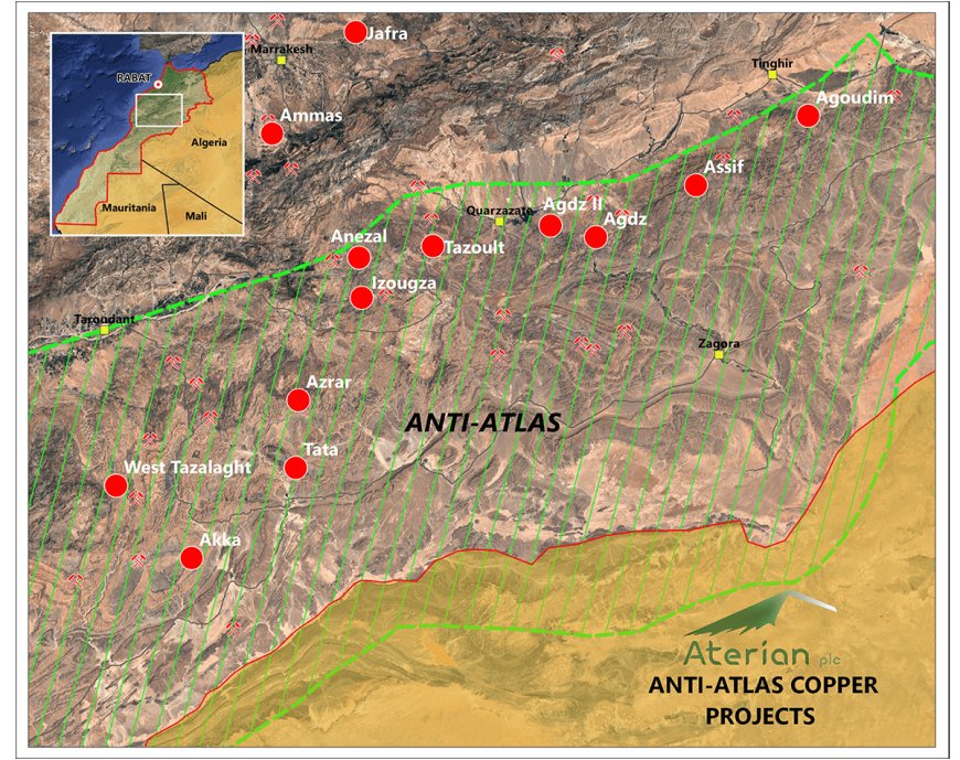 New discoveries in the Anti-Atlas reveal rich deposits of copper and gold