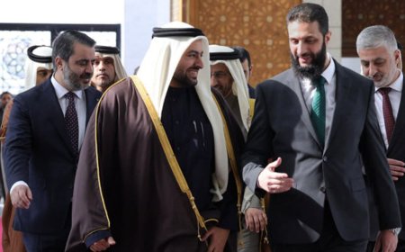 Saudi Delegation Meets  'Ahmad al-Shareh' New Syrian Leader in Damascus