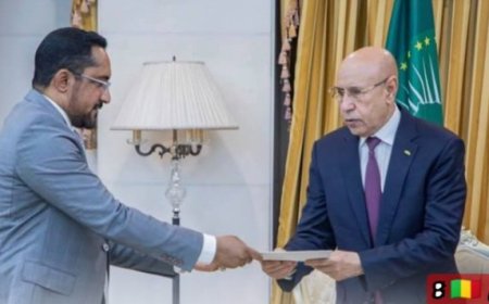Malian Minister Delivers Message from President Goita to Mauritanian President