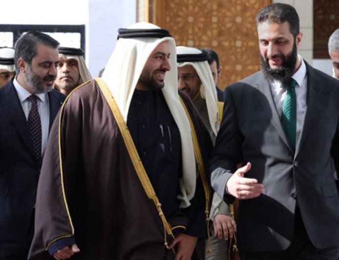 Saudi Delegation Meets  'Ahmad al-Shareh' New Syrian Leader in Damascus