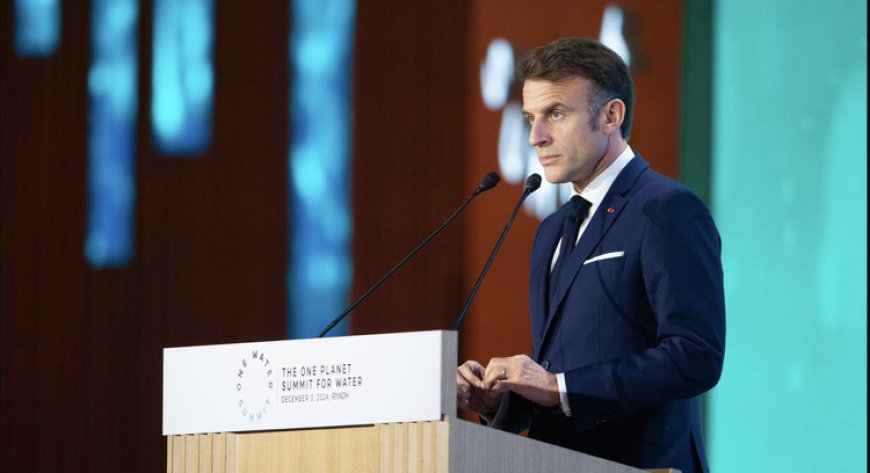 Summit "One Water": The French President praises Morocco for its water management