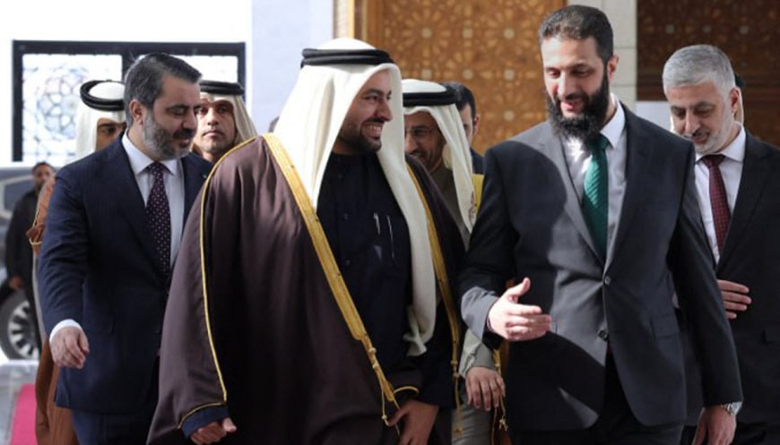 Saudi Delegation Meets  'Ahmad al-Shareh' New Syrian Leader in Damascus