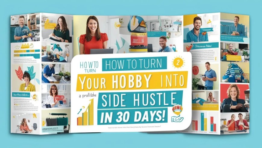 How to Turn Your Hobby into a Profitable Side Hustle in 30 Days